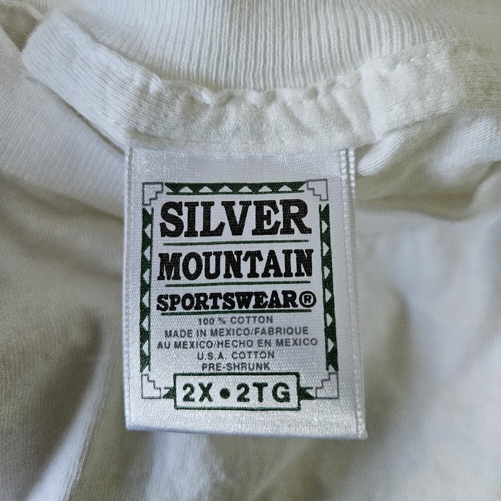 Vintage 7Up Graphic T-Shirt Crisp Clear Refreshing Taste White Size XL 90s Style - Picture 8 of 12